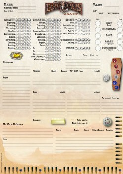 French character sheet