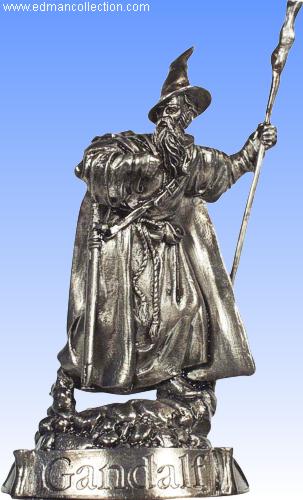 Gandalf the Grey Wizard 54mm pewter miniature now 25% off