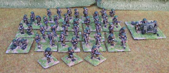 20mm Rapid Fire British infantry battalion