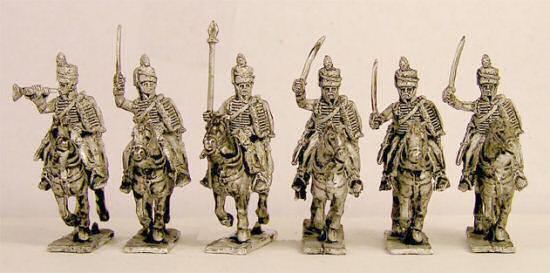 British Hussars, charging