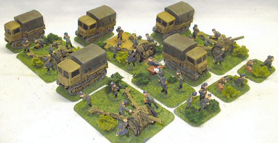 10.5cm German battery