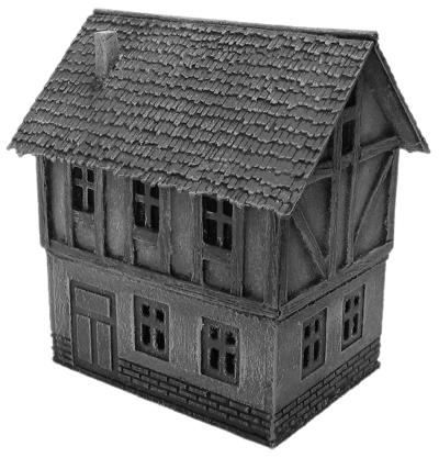 Primed 15mm building