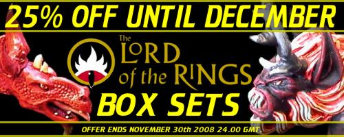 Mithril Lord of the Rings Christmas Sale. Save 25% off our Box Sets
