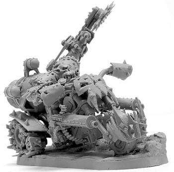 Ork Warboss on Bike