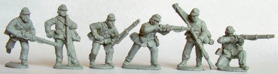 ACW 29 - Union Infantry in sack coats skirmishing