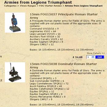 Starter armies