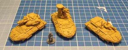 High-tech Grav Light Tanks and APC
