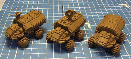 Bulldog 4-wheel HMTVs