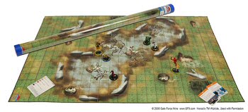 Spaceship Crash Site Battle Map