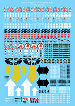 Siege of Vraks Imperial Space Marine Transfer Sheet