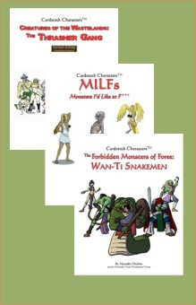 Cardstock Characters Sampler