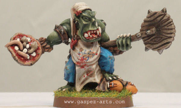 Orc with Pizza!
