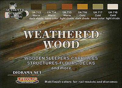 Weathered Wood Color Set
