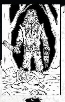 Sample art from Slasher Flick