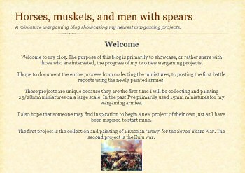 New blog