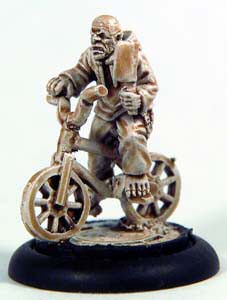 Ghoul on bike