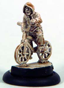 Ghoul on bike