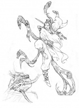 Master of the Blades concept art