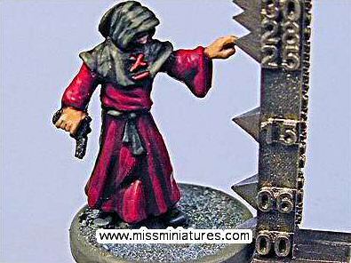 Directing his followers. 'No, aim for the head!!!'