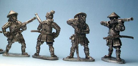 SA-011 Standing Ashigaru with teppo