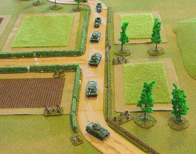 Roads and fields