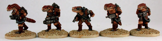15mm Garn Alien Warriors by Khurasan Miniatures
