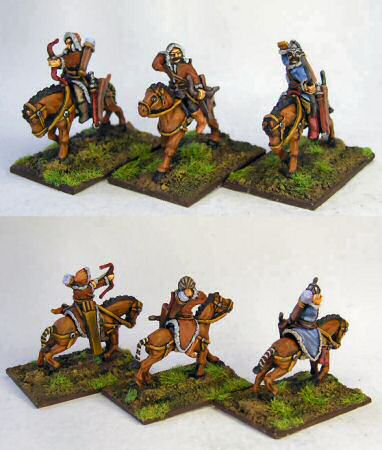 15mm Hunnic light cavalry by Khurasan Miniatures in one of many pose and build-up options