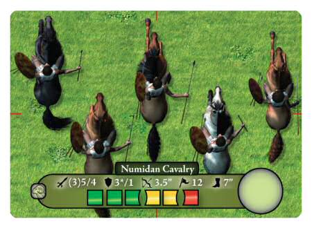 Numidian Cavalry card (front)