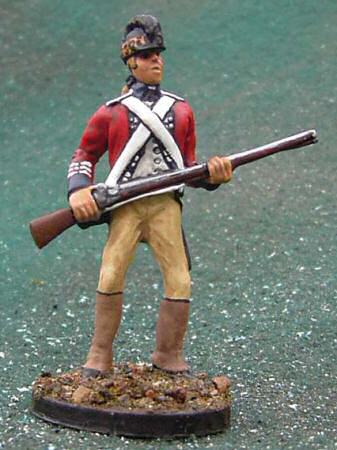 British 16th Light Dragoons dismounted