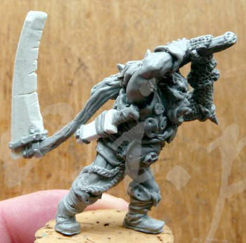 Orc with big choppa