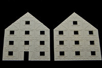 Half-timber 3-story building