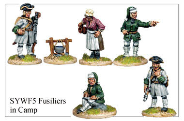 SYWF5 French Fusiliers in Camp