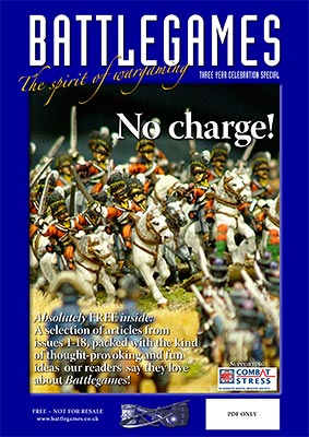 Battlegames three-year celebration issue front cover