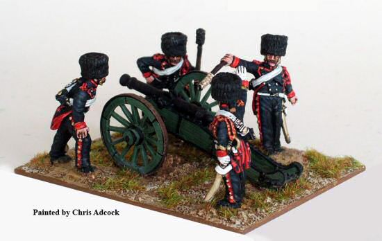 Guard Horse artillery firing 6 pdr