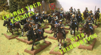 Perry ACW Cavalry painted by Piers Brand