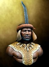 Zulu Warrior bust