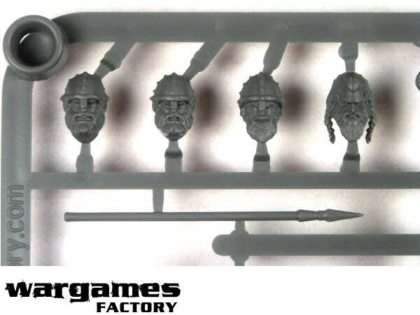 Wargames Factory Hard Plastic Vikings Sprue Detail