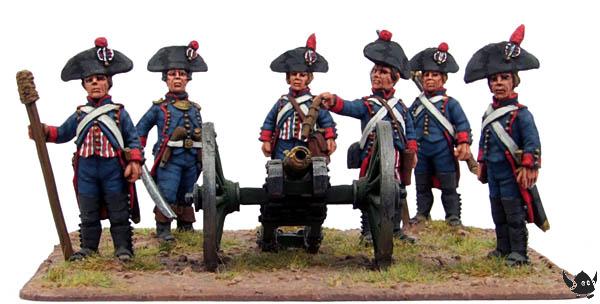 28mm Wars of the French Revolution French Foot Artillery