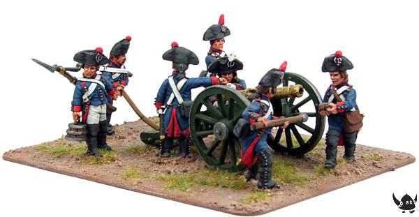 28mm Wars of the French Revolution French Foot Artillery