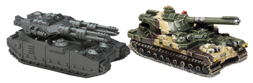 Exterminator Heavy Tank compared to the original Enforcer UPV