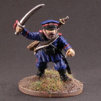 One of the dismounted Ural / Don Cossacks