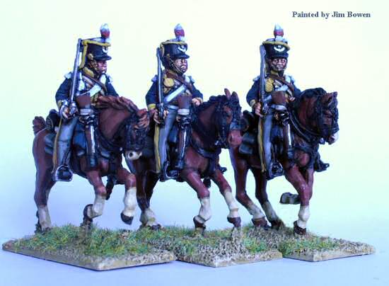 BH 36 - British Light Dragoons, galloping, swords shouldered