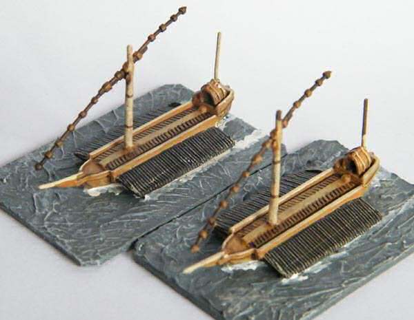 1:1200 scale Medieval Galley