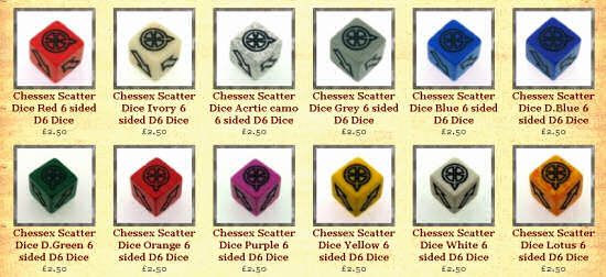 Scatter Dice Back and in Loads of Colors