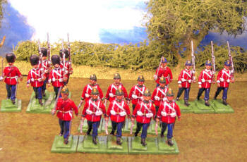 Glorious Victorian - painted 'toy soldier style'