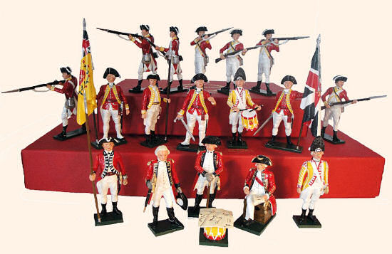 Toy Soldiers 54mm American War of Independence 1775