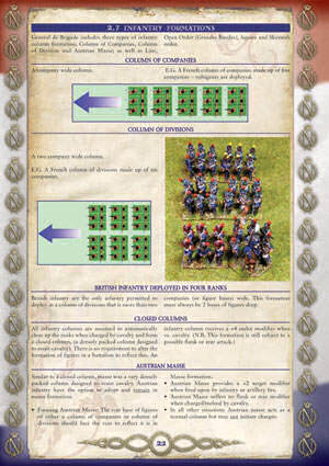 A sample page from the interior of General de Brigade Deluxe Edition