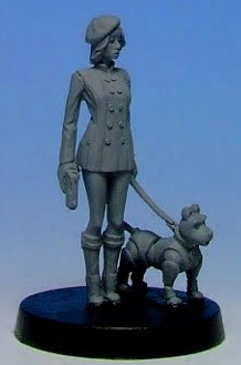 Havana Gray and her robodog Karenin