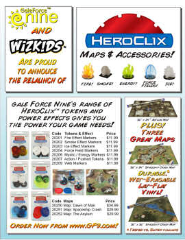 GF9's Line of HeroClix Accessories