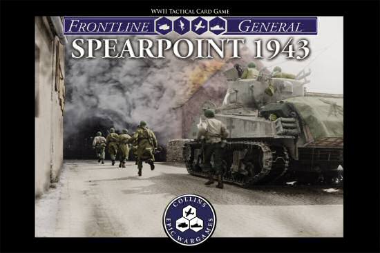 Frontline General: Spearpoint 1943 box art by Mark Mahaffey